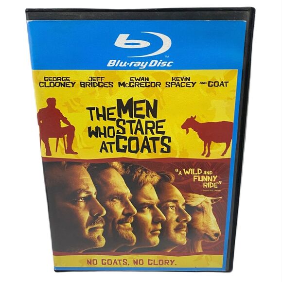 The Men Who Stare At Goats Blu Ray Rated R With Tall Case George Clooney - Picture 1 of 9